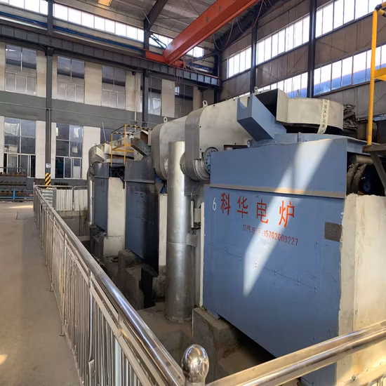 Fabriqué en Chine Four de fusion par induction en acier Fusion à fréquence intermédiaire